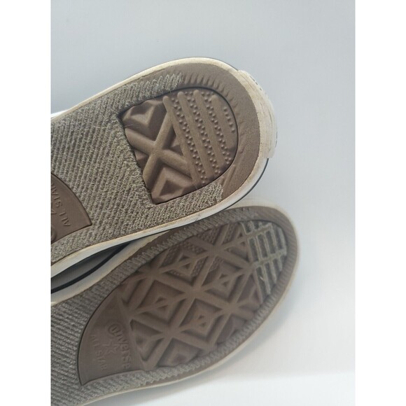 Converse All Star Girls sz 12 Ox Sneakers Shoes Denim Blue Polka Dot - Picture 9 of 12